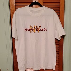 New York Graphic White T-Shirt